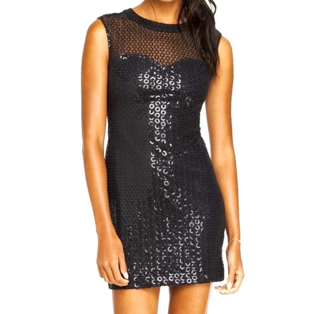 Express Sequin Sheath "little black dress"